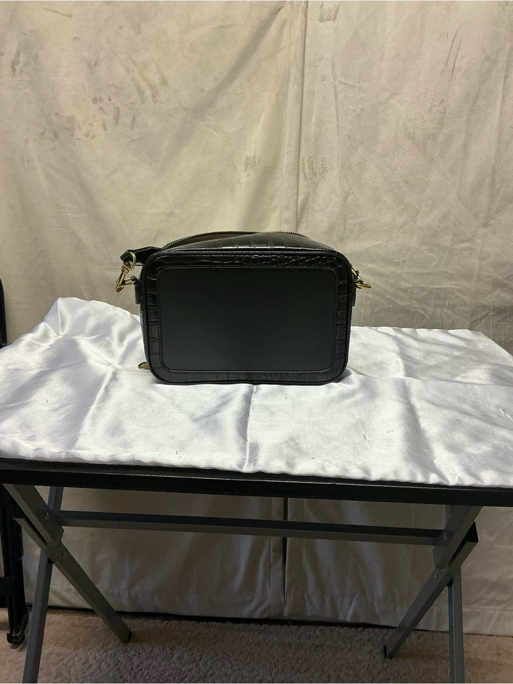 Classic Black Crossbody Bag - Sleek Everyday Women's Bag